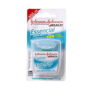 Fio Dental JOHNSON & JOHNSON Reach Essencial Menta 100m
