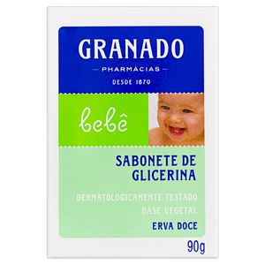 Sabonete em Barra de Glicerina Erva-Doce Granado Bebê Caixa 90g