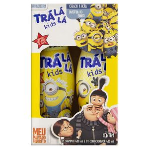 Kit Shampoo + Condicionador sem Embaraço Meu Malvado Favorito Trá Lá Lá Kids 480ml Cada