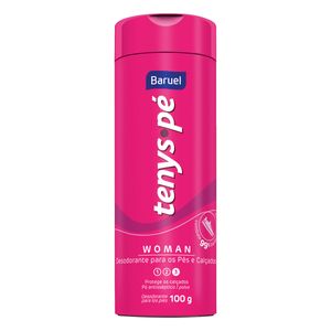 Desodorante para os Pés em Pó Baruel Tenys Pé Woman Frasco 100g