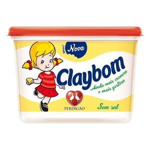 Margarina Cremosa sem Sal Claybom Pote 500g