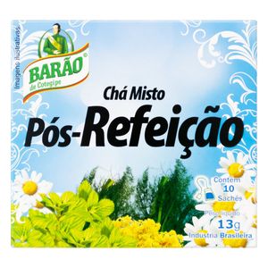 Chá Pós-Refeição Barão de Cotegipe Caixa 13g 10 Unidades