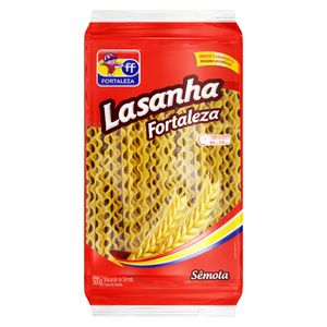 Massa para Lasanha Fortaleza Pacote 500g