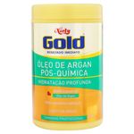 Máscara Concentrada Niely Gold Óleo de Argan Pós-Química Pote 1kg