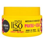 Máscara de Hidratação Salon Line Meu Liso Muito Mais Liso Amido de Milho Pote 300g
