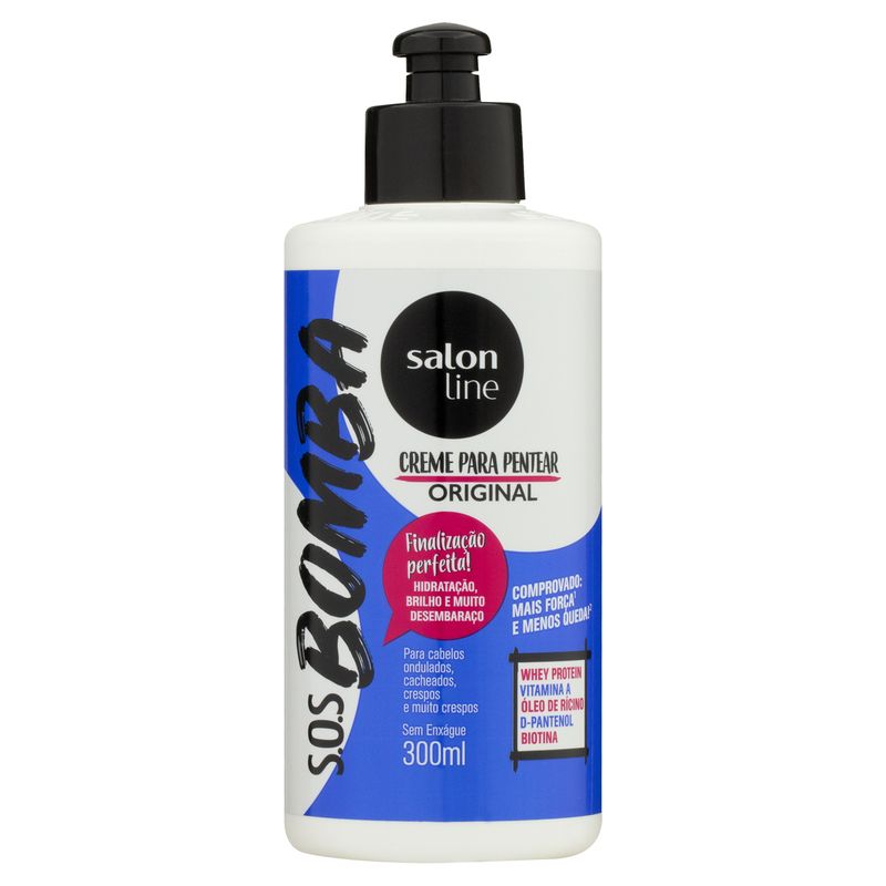 Creme para Pentear Salon Line S.O.S Bomba Frasco 300ml