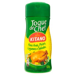 Tempero para Aves, Peixes, Legumes e Saladas Toque de Chef Kitano 120g