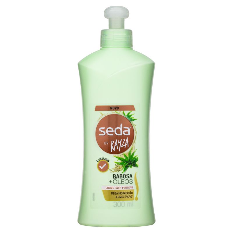 Creme para Pentear Seda Babosa e Óleos by Rayza Frasco 300ml
