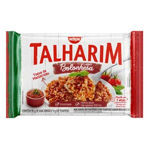 Macarrão Instantâneo Bolonhesa Nissin Talharim Pacote 99g