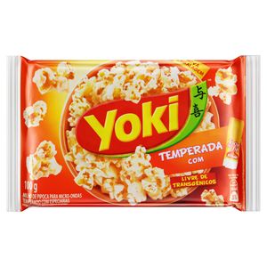 Pipoca para Micro-Ondas Temperada com Toque de Chef Yoki Pacote 100g