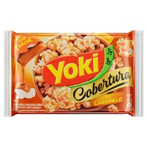 Pipoca para Micro-Ondas Cobertura Caramelo Yoki Pacote 160g