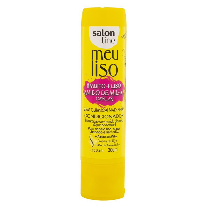 Condicionador Salon Line Meu Liso Muito Mais Liso Frasco 300ml