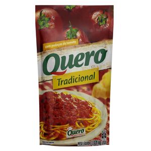 Molho de Tomate Tradicional Quero Sachê 1,02kg