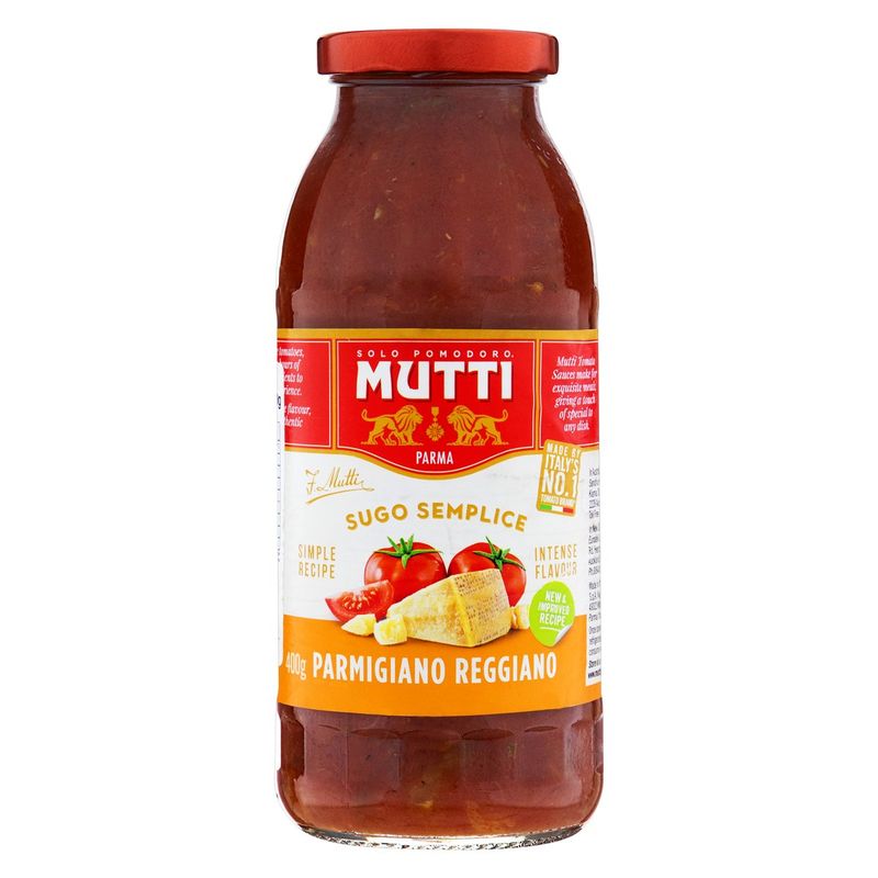 Molho Parmigiano Reggiano MUTTI  Pote de Vidro  400g