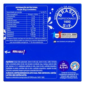 Queijo Processado UHT Original Polenguinho 68g 4 Unidades