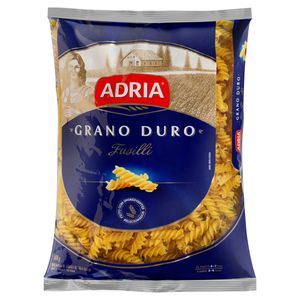 Macarrão de Sêmola Grano Duro Fusilli Adria Pacote 500g