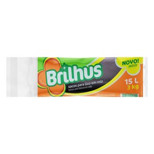 Saco para Lixo Tipo A 15l Brilhus 60 Unidades