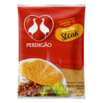 Empanado de Frango Steak Perdigão Dia a Dia Pacote 1,2kg 12 Unidades Embalagem Econômica