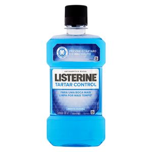Enxaguante Bucal Antisséptico Menta Suave Listerine Tartar Control Frasco 500ml