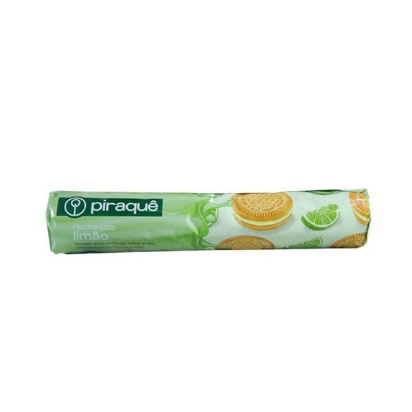 Biscoito Recheado PIRAQUÊ Limão Pacote 200g