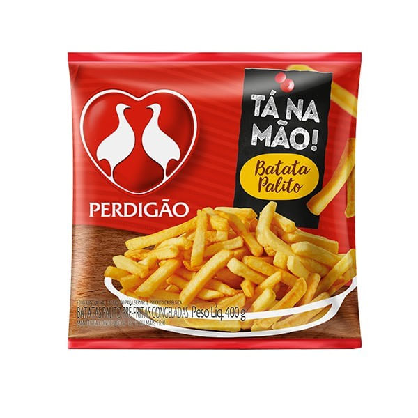 Batata Palito PerdigÃo Congelada Pacote 400g