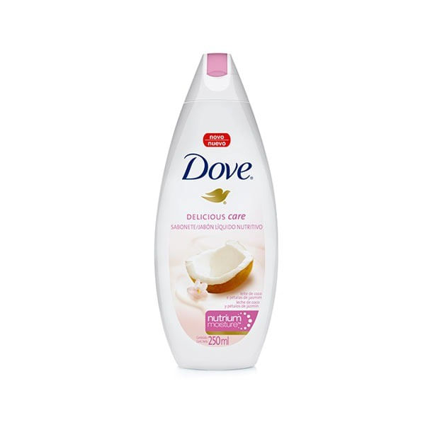 Sabonete Líquido Jabón Delicious Care DOVE Leite de Coco 250ml