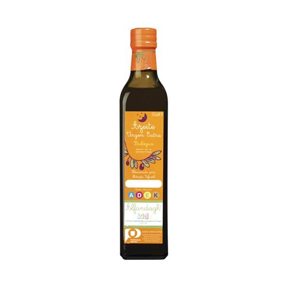 Azeite de Oliva Extra Virgem ALFANDEGA KIDS Biológico infantil Garrafa 500ml