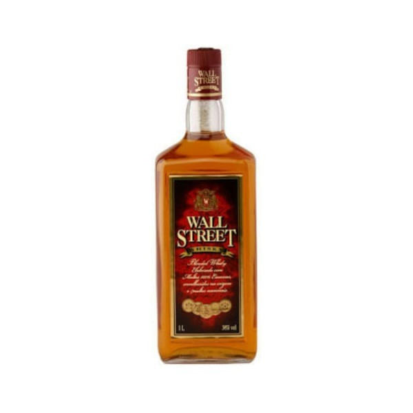 Whisky Blended Scotch WALL STREET Garrafa 1l