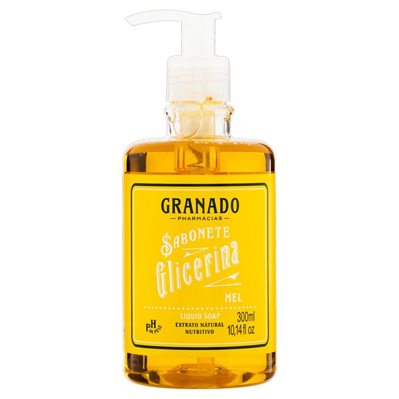 Sabonete de Glicerina GRANADO PHARMÁCIAS Mel  Garrafa 300ml