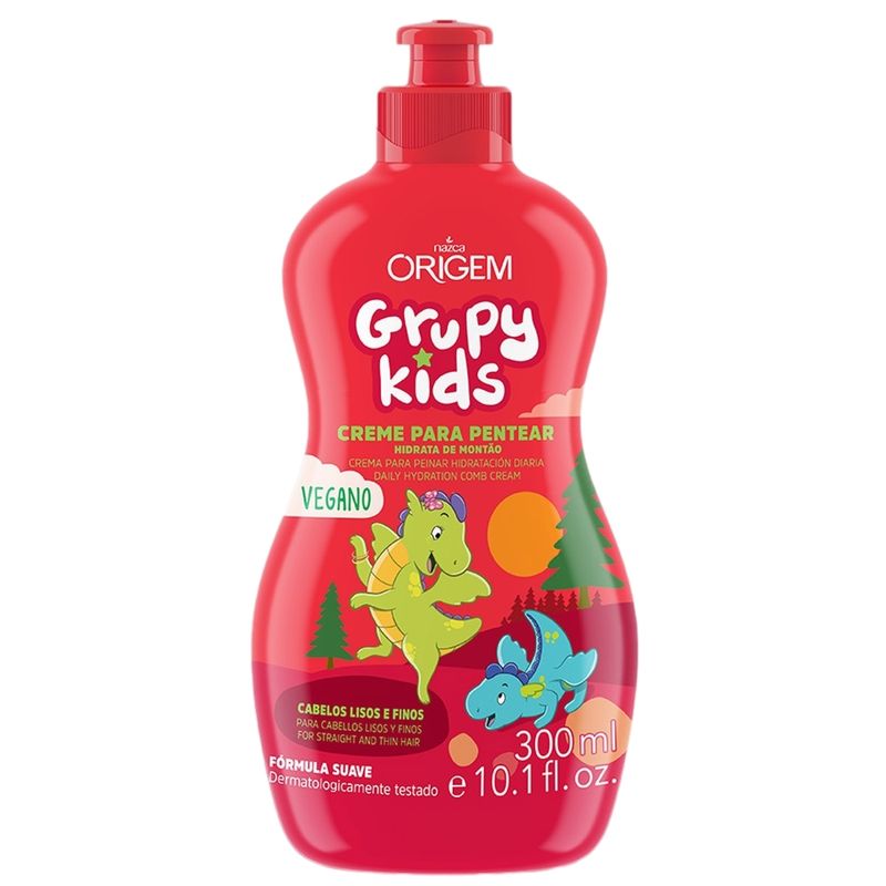 Creme para Pentear Grupy Kids Hidrata de Montão Origem Frasco 300ML