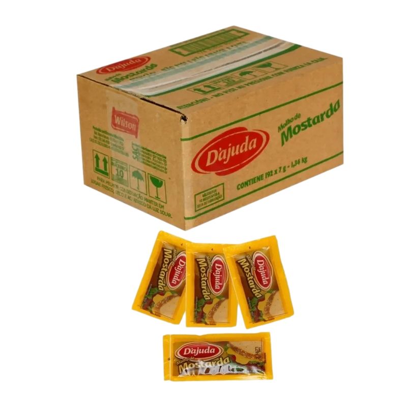 Mostarda D' Ajuda Caixa com Sachês 7g 192Un