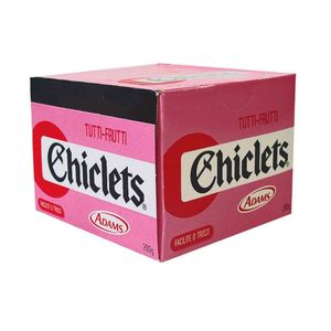 Chiclete Remix CHICLETS ADAMS Tutti Frutt 100un