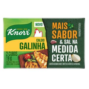 Caldo KNORR Galinha caixa 19g 2Un