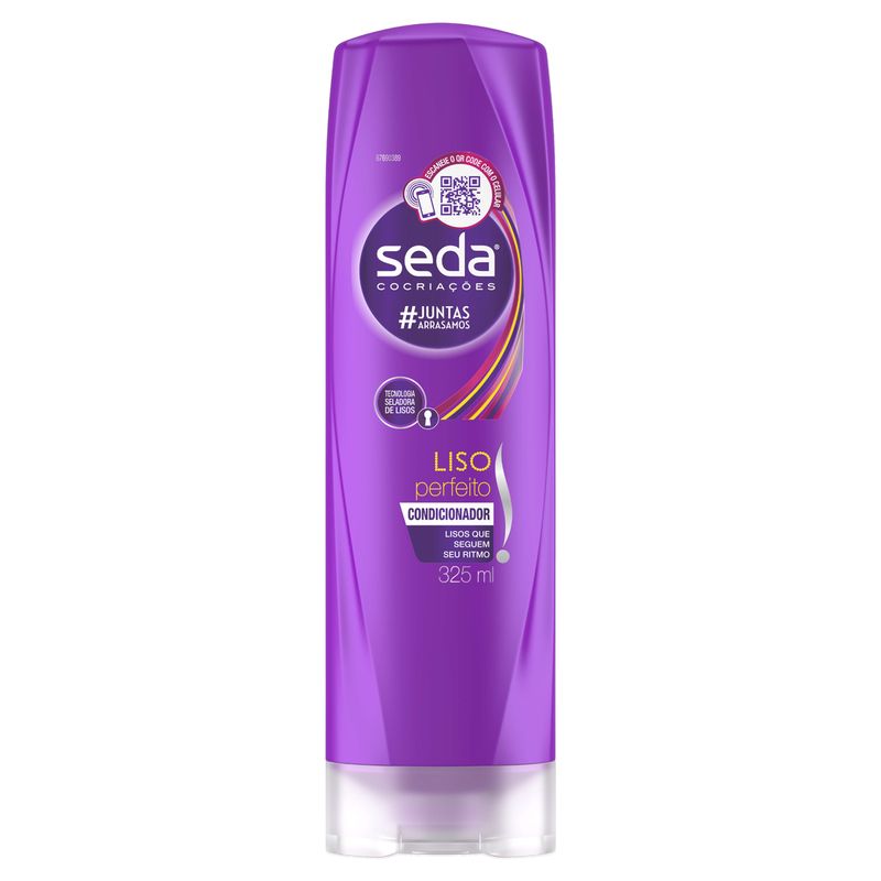 Condicionador Seda Cocriações Liso Perfeito Frasco 325ml