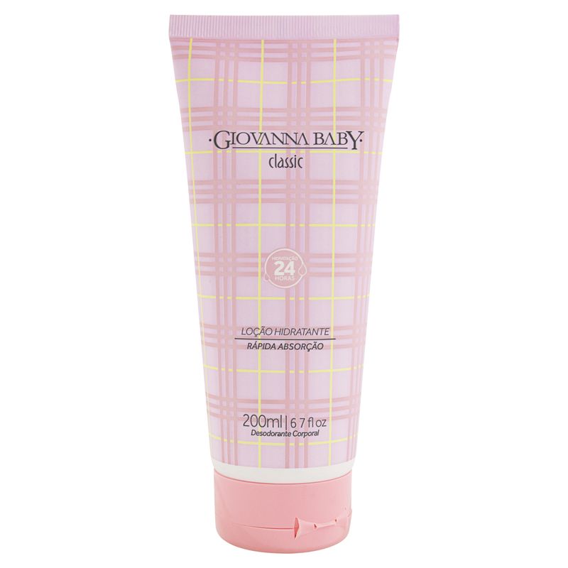 Loção Hidratante Classic GIOVANNA BABY Rápida Absorção 200ml