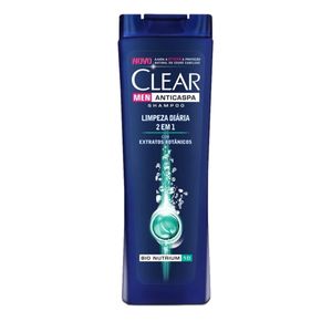 Shampoo CLEAR MEN 2x1 Limpeza Diaria 400ml