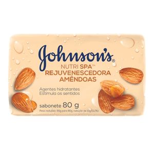 Sabonete JOHNSON & JOHNSON'S Nutrispa Amêndoas Barra 80g