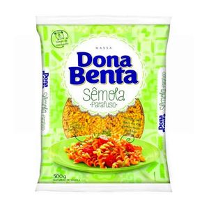 Macarrão DONA BENTA Sêmola Parafuso Pacote 500g