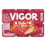 Bebida Láctea Fermentada VIGOR Todo Dia Morango Bandeja 540g 6 Un