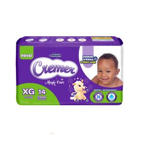 Fralda CREMER Infantil XG Pacote 14Un