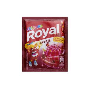 Gelatina Cereja ROYAL Pacote 25g