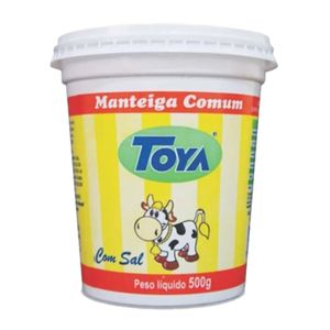 Manteiga Comum com Sal TOYA Pote 500g