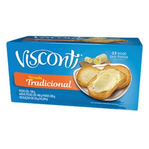 Torrada VISCONTI Tradicional Pacote 120g