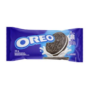 Biscoito sabor Chocolate e Recheio Baunilha OREO Pacote 36g