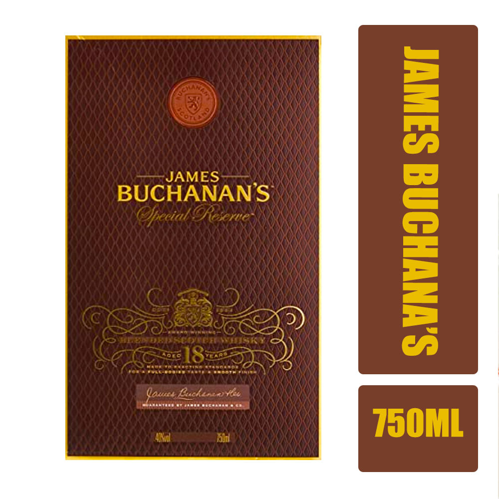 Whisky BUCHANAN'S Special Reserve 18 Anos Garrafa 750ml - Nova Era