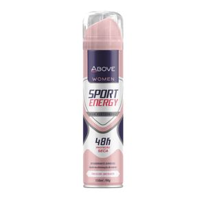 Desodorante ABOVE Feminino Sport Energy Women Aerosol Frasco 150ml