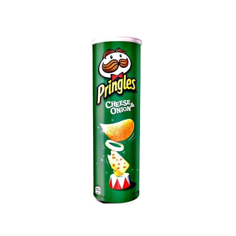 Batata Chips PRINGLES Cheese & Onion Lata 165g