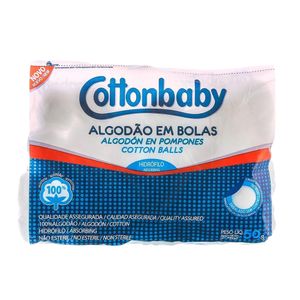 Algodão em Bolas COTTONBABY Pacote 50g