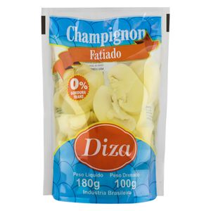 Cogumelo Champignon em Conserva Fatiado DIZA Sachê 100g