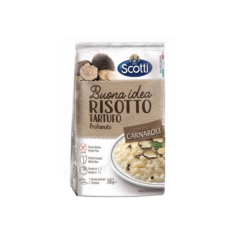Risotto com Tartufo Profumato RISO SCOTTI Carnaroli Pacote 210g